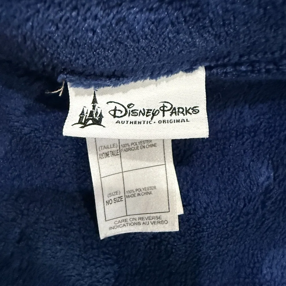 Walt Disney World  Mickey‎ #1 Fan Throw Plush 48x58 Authentic Disney Parks 1971
